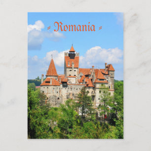 Carte Postale Château de Dracula en Transylvanie, Roumanie