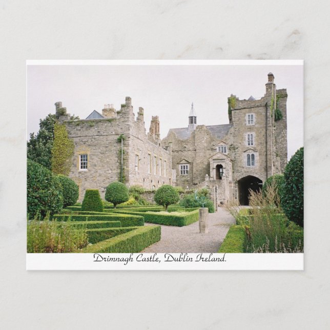 Carte Postale Château de Drimnagh, Irlande de Dublin. (Devant)