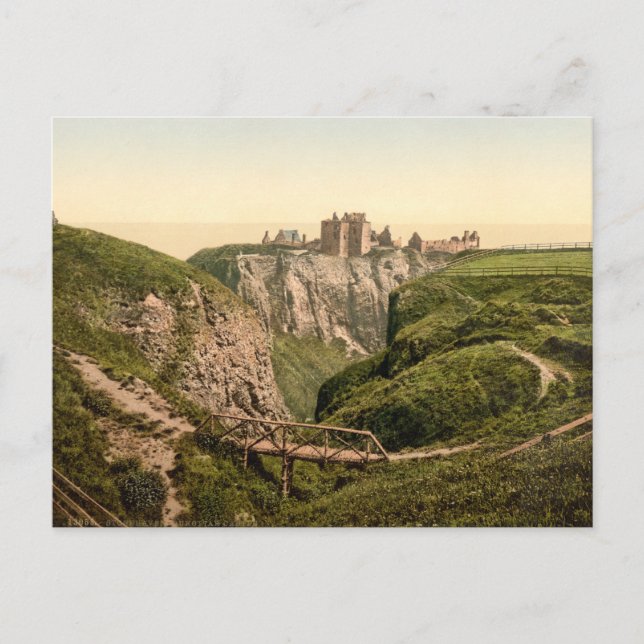 Carte Postale Château de Dunottar, Stonehaven, Écosse (Devant)