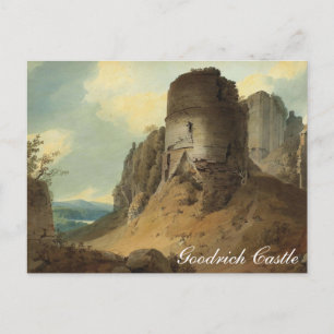 Carte Postale Château de Goodrich par Hugh William Williams