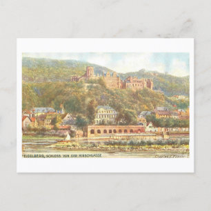 Carte Postale Château de Heidelberg vintage