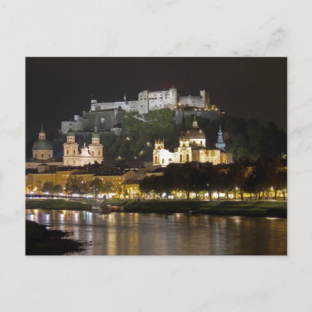 Carte Postale Château de Hohensalzburg, Salzbourg (Devant)
