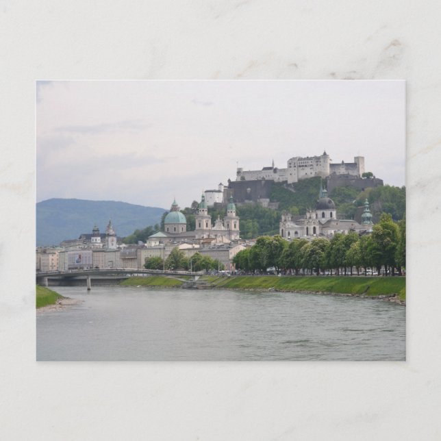 Carte Postale Château de Hohensalzburg, Salzbourg, Autriche (Devant)