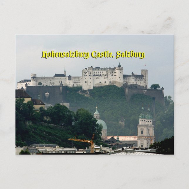 Carte Postale Château de Hohensalzburg, Salzbourg, Autriche (Devant)