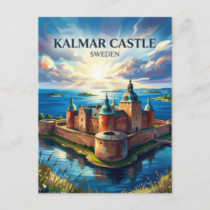 Carte Postale Château de Kalmar Suède