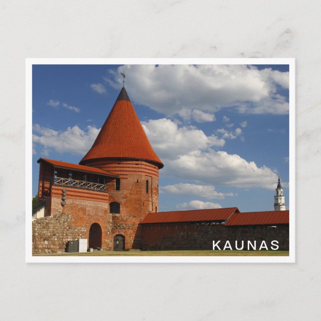 Carte Postale Château de Kaunas (Devant)