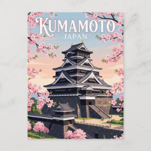 Carte Postale Château de Kumamoto Japon