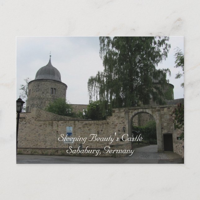 Carte Postale Château de la Beauté de Dormir (Devant)