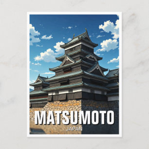 Carte Postale Château de Matsumoto Japon