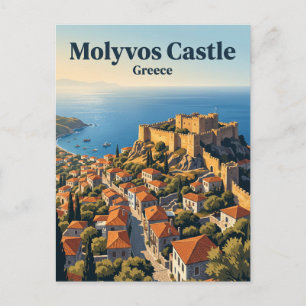 Carte Postale Château de Molyvos Grèce