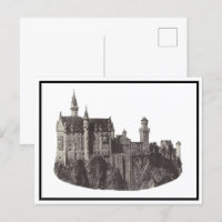 Château de Neuschwanstein Art historique noir et b