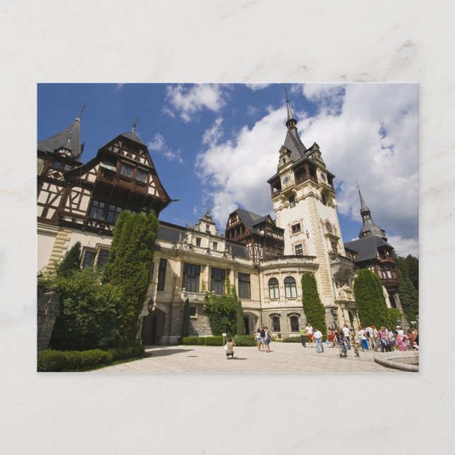 Carte Postale Château de Peles du XVIIIe siècle, Sinaia, Roumani (Devant)