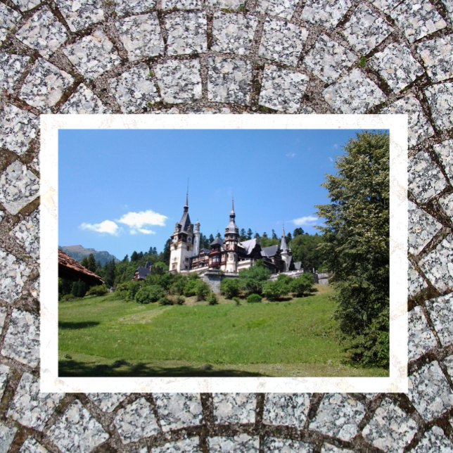 Carte Postale Château de Peles, Sinaia, Roumanie (Créateur téléchargé)