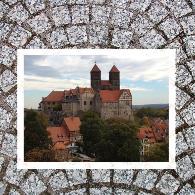 Carte Postale Château de Quedlinburg, Harz, Allemagne (Créateur téléchargé)
