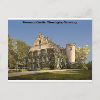 Carte Postale Château de Rosenau, Thuringe, Allemagne