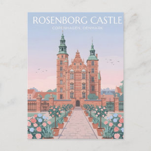 Carte Postale Château de Rosenborg Trésors Royaux de Copenhague