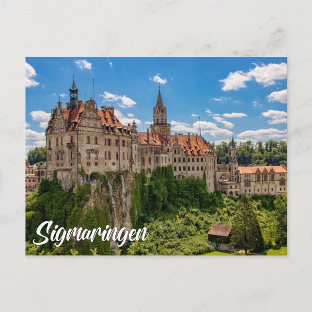 Carte Postale Château de Sigmaringen, Allemagne (Devant)