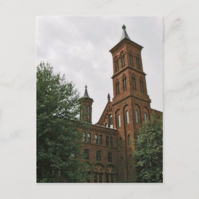 Carte Postale Château de Smithsonian - Washington DC (Devant)