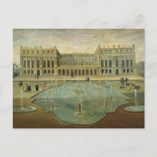Carte Postale Château de Versailles du Jardin (Devant)