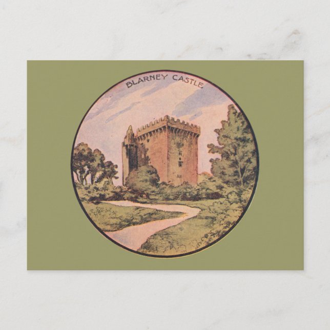 Carte Postale Château de Vintage Blarney (Devant)