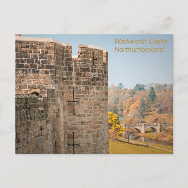 Carte Postale Château de Warkworth (Devant)