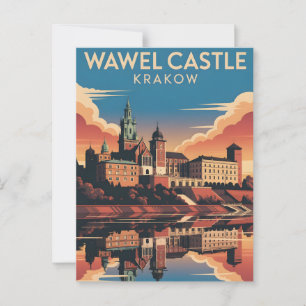 Carte Postale Château de Wawel Cracovie