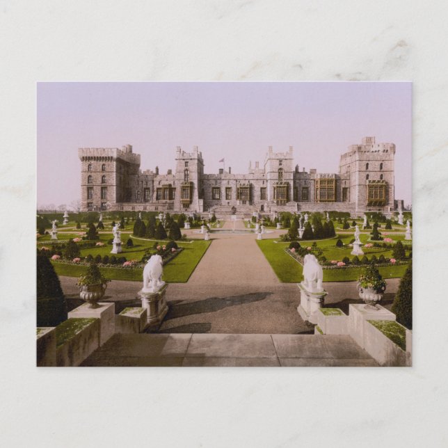 Carte Postale Château de Windsor, Angleterre (vers 1900) (Devant)