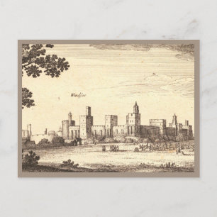Carte Postale Château de Windsor - Berkshire - Vintage