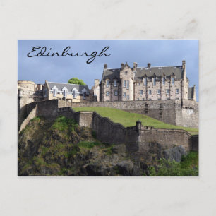Carte Postale château d'Édimbourg
