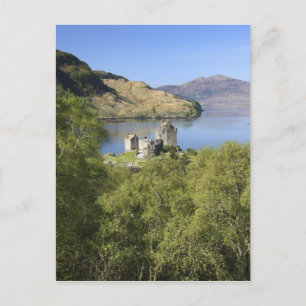 Carte Postale Château d'Eilean Donan, Écosse. Le célèbre Eilean