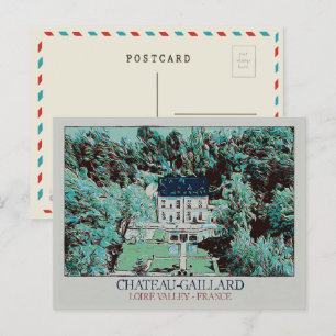 Carte Postale Château-Gaillard dans la vallée de la Loire, Franc