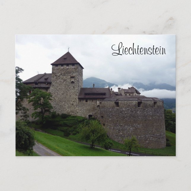 Carte Postale château liechtenstein vaduz (Devant)