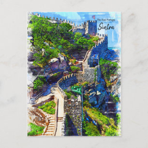 Carte Postale Château mauresque Sintra - Le vrai Portugal