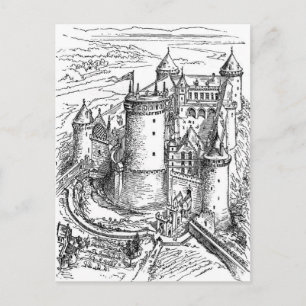 Carte Postale Château Médiéval