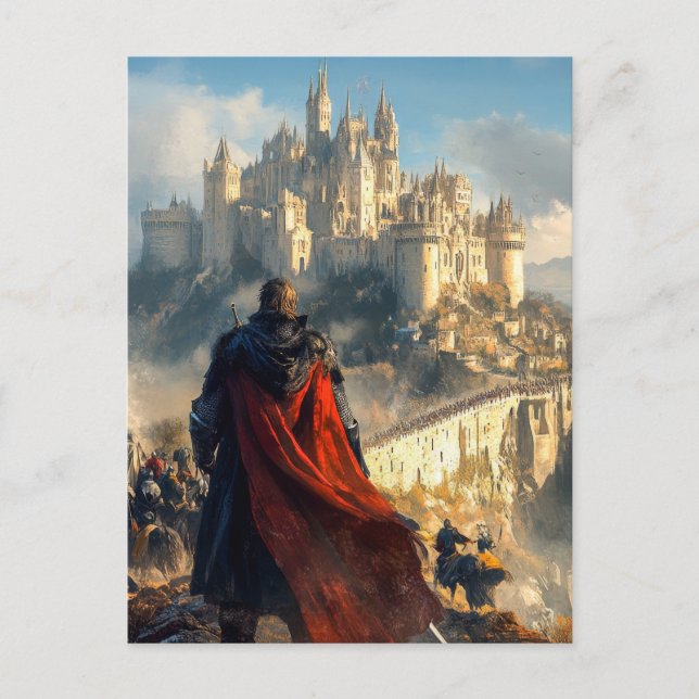 Carte Postale Château médiéval (Devant)