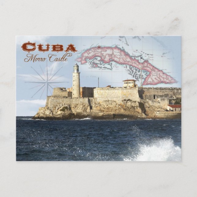 Carte Postale Château Morro (Forteresse), La Havane, Cuba (Devant)