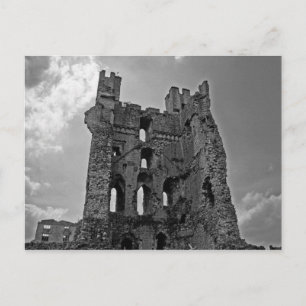 Carte Postale Château noir et blanc