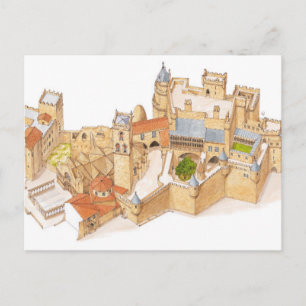 Carte Postale Château Olite. Navarra Espagne
