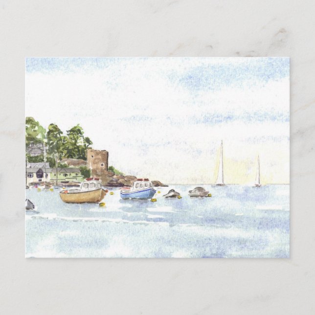 Carte postale 'Château Polruan' (Devant)