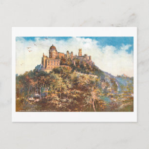 Carte Postale Château Real da Pena vintage, Cintra, Portugal