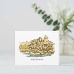 Carte Postale Château San Cristóbal – San Juan