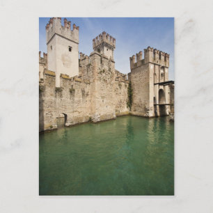 Carte Postale Château Scaliger, Sirmione, province de Brescia,