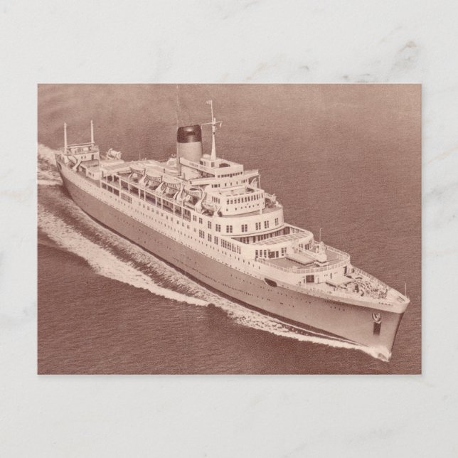 Carte Postale Château SS Windsor, Union Castle Line (Devant)
