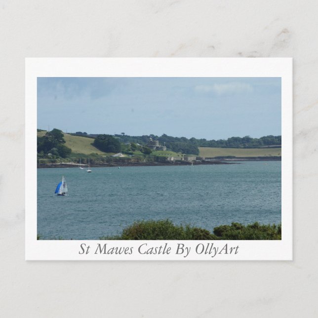 Carte Postale Château St Mawes Par OllyArt Photographie (Devant)