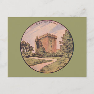Carte Postale Château vintage de Blarney