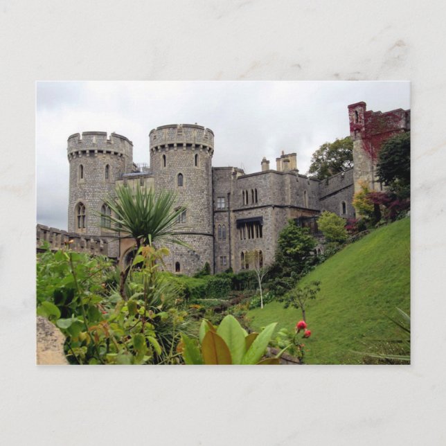 Carte postale Château Windsor sur la Tamise (Devant)