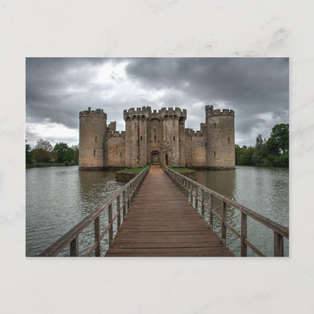 Carte Postale Châteaux anglais historiques Bodiam Château Sussex (Devant)