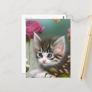 Carte Postale Chatons adorables 4