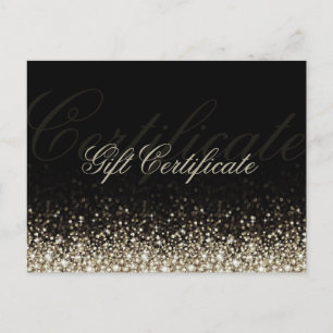 Carte Postale Chatouillant Parties scintillant d'argent noir cer