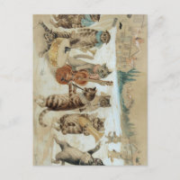 Chats Carol Chant de Louis Wain